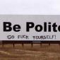 Be Polite Billboard