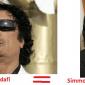 Muammar Gaddafi is actually Gene Simmons!