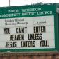 You Can't Enter Heaven