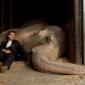 Robert Pattinson and An Elephant