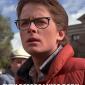 Hipster Marty McFly