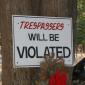Trespassers beware