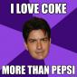 Charlie Sheen Likes Coke