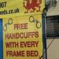 Free Handcuffs With Every Frame Bed