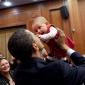 President Barack Obama With Baby