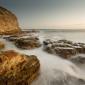 Foggy day at Clifton Beach