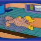 Homer Simpson Sleeps In An Oxygen Tent