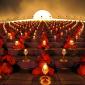 Buddhist Monk Lantern Lighting Ceremony