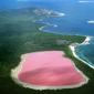 Pink Lake in Western Australia