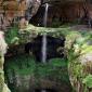 Waterfall Through Cave in Lebanon