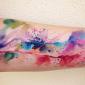 "Watercolor" tattoo