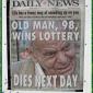 Old Man Wins Lottery