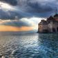 The Sun Shines on Château de Chillon