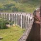 The Jacobite steam train over Glenfinnan Viaduct