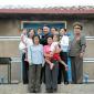 North Korean family being delighted to meet their awesome leader