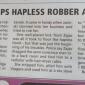 Woman Keeps Robber