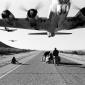 B-17 Bomber Flyby