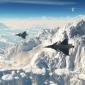 Two fighter Jets Over The Swiss Alps