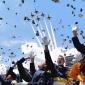 Horrified graduates flee as fighter jets attack crowd with hats