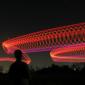 Long exposure of a toy helicopter