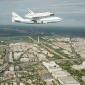 Discovery Flying Over D.C.