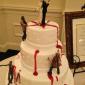 Zombie Apocalypse Wedding Cake