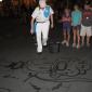 Janitor at Disney World draws characters with water and a broom
