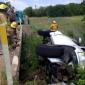 Woman Swerves To Avoid Squirrel, Truck Plunges Off Bridge