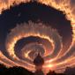 Spiral clouds