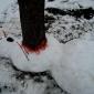 Impaled Snowman