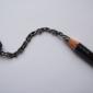 Chain carved from solid lead pencil