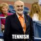 When does Sean Connery arrive at Wimbledon?