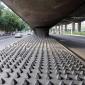 Homeless-proof Chinese bridge