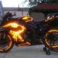 Glowing bike