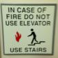 In case of fire: Run into the fire